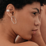 Organic Silver Earrings