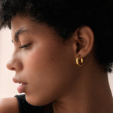 Golden Líneas Hoops