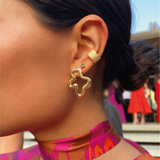 Satin Golden Ear Cuff