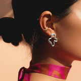 Groovy Silver Earrings