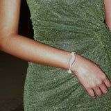 Olas Silver Satin Bangle