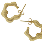 Wavy Satin Earrings