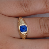 Mini Signature Ring -  Zafiro