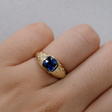 Mini Signature Ring -  Zafiro