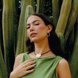 Organic Silver Earrings