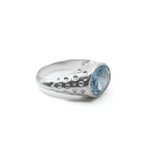 Signature Ring Ice Blue