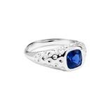 Mini Signature Ring -  Zafiro
