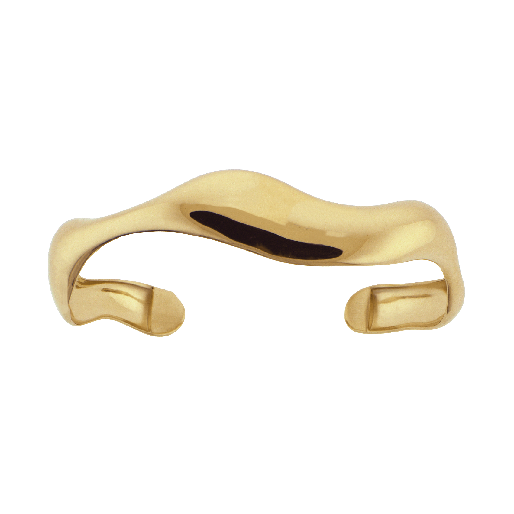 Mezza Bangle Olas Polished Bangle – MESTIZA