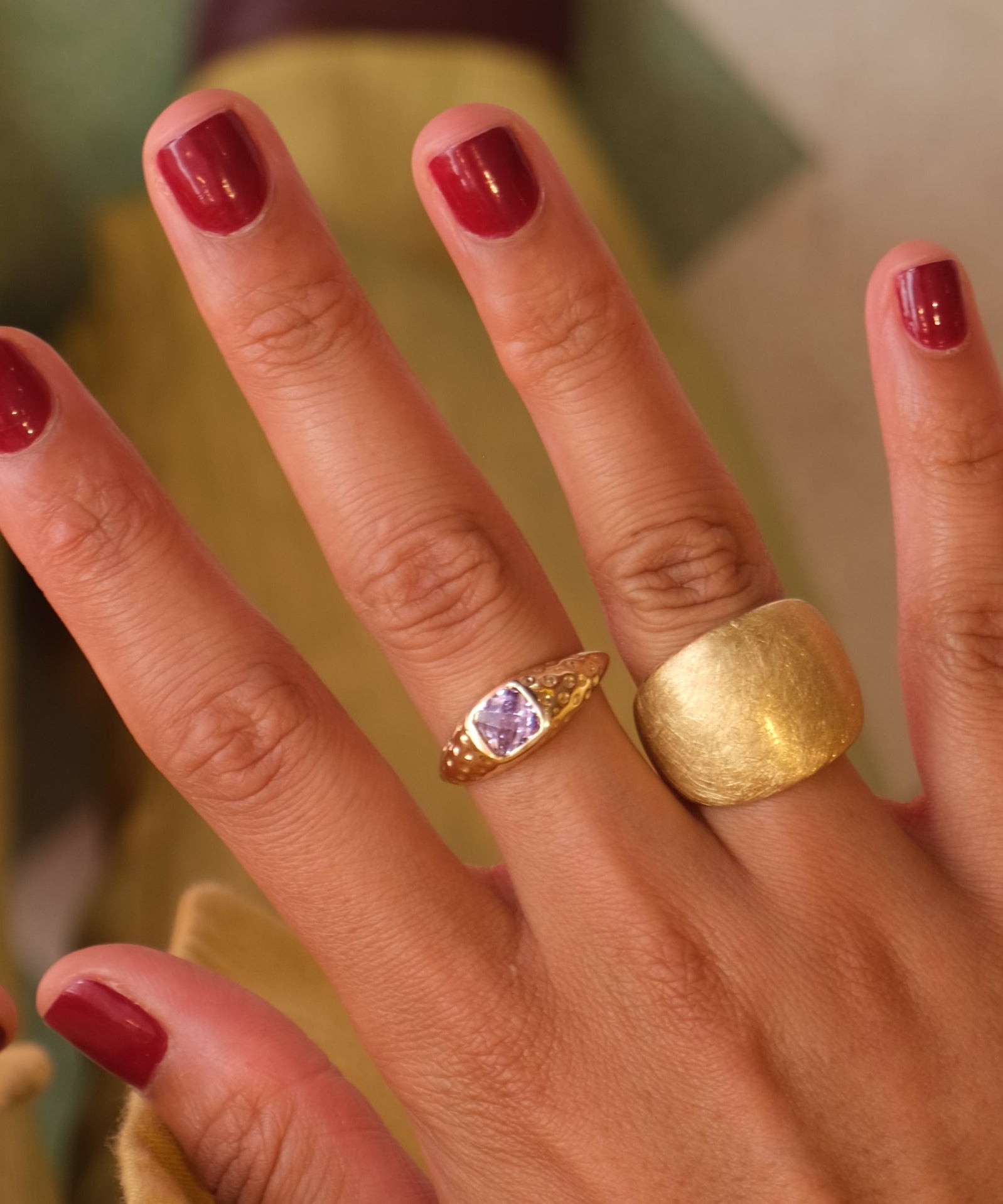 Mini Signature Ring - Lavanda