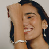 Olas Silver Satin Bangle