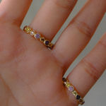 anillo colores pasteles 