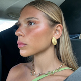 Cacao Golden Earrings