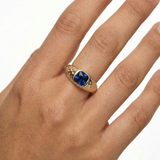 Mini Signature Ring -  Zafiro