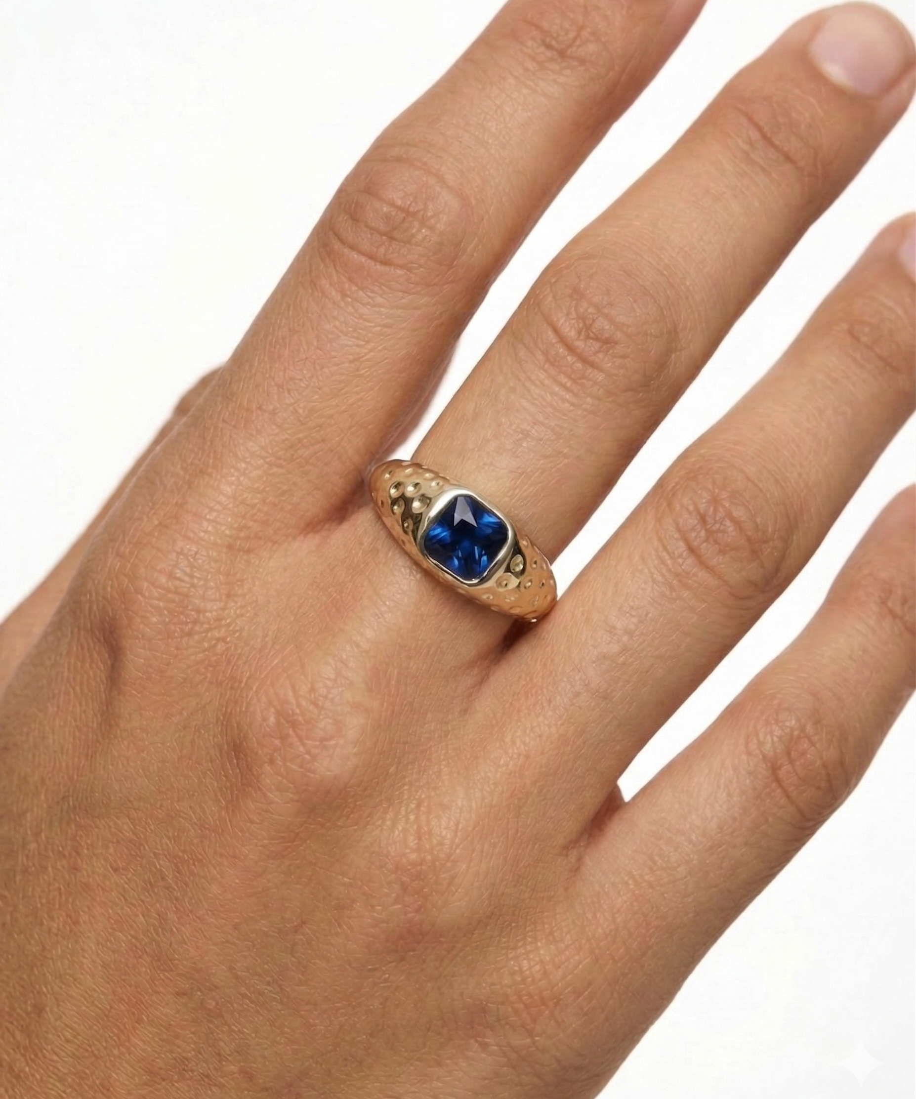 Mini Signature Ring -  Zafiro
