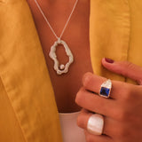 Mestiza Signature Ring - Deep Blue