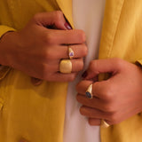 Mini Signature Ring - Lavanda