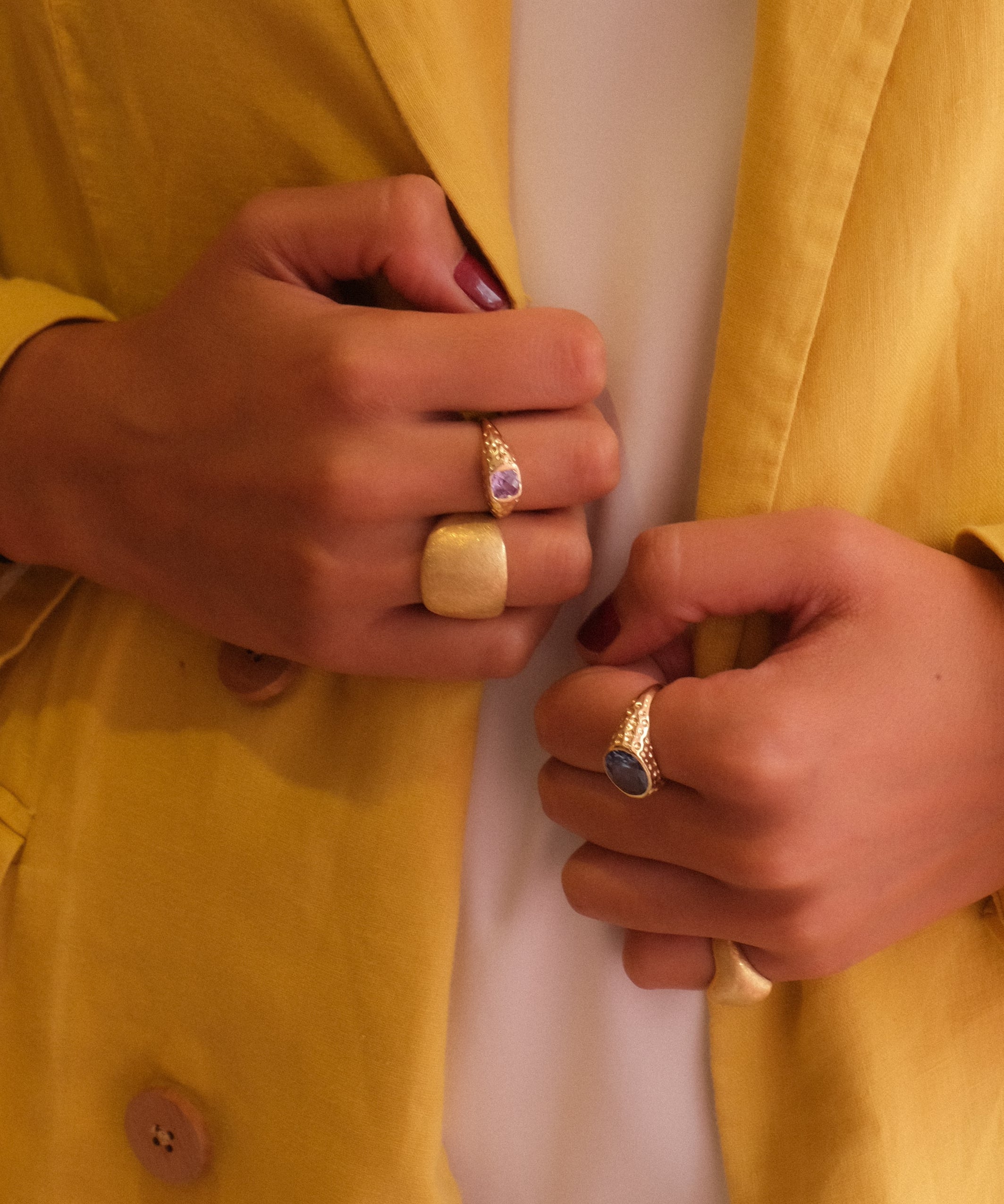 Mini Signature Ring - Lavanda