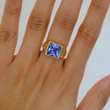 Mestiza Signature Ring - Deep Blue