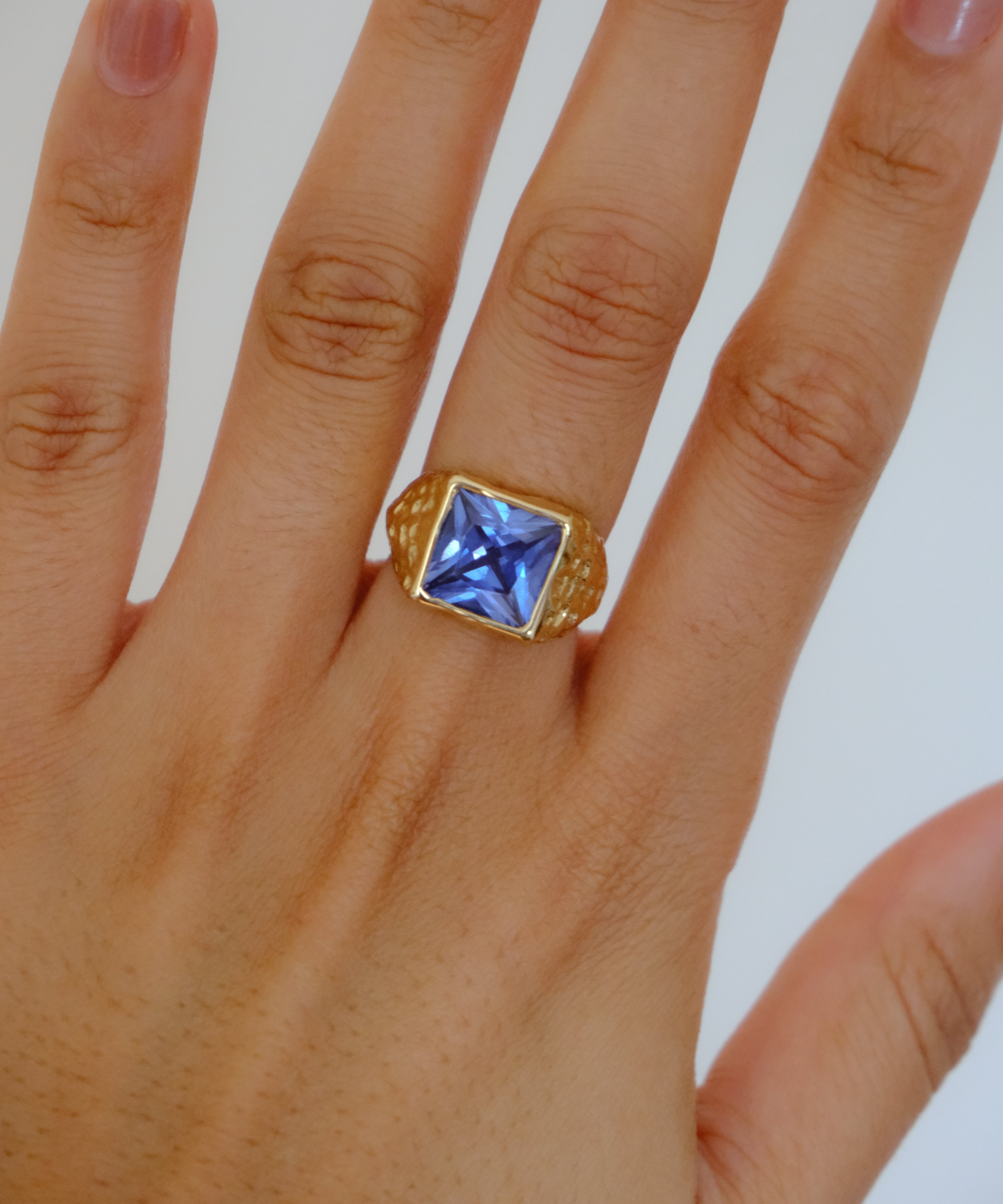 Mestiza Signature Ring - Deep Blue