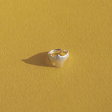 Organic Ear Cuff Silver