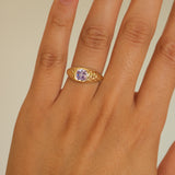 Mini Signature Ring - Lavanda