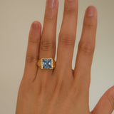 Mestiza Signature Ring - Ice Blue