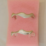 olas bangle, pulsera, gruesa, mujer, plata 925