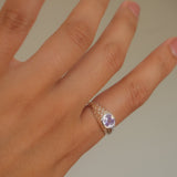 Mini Signature Ring -  Lavanda