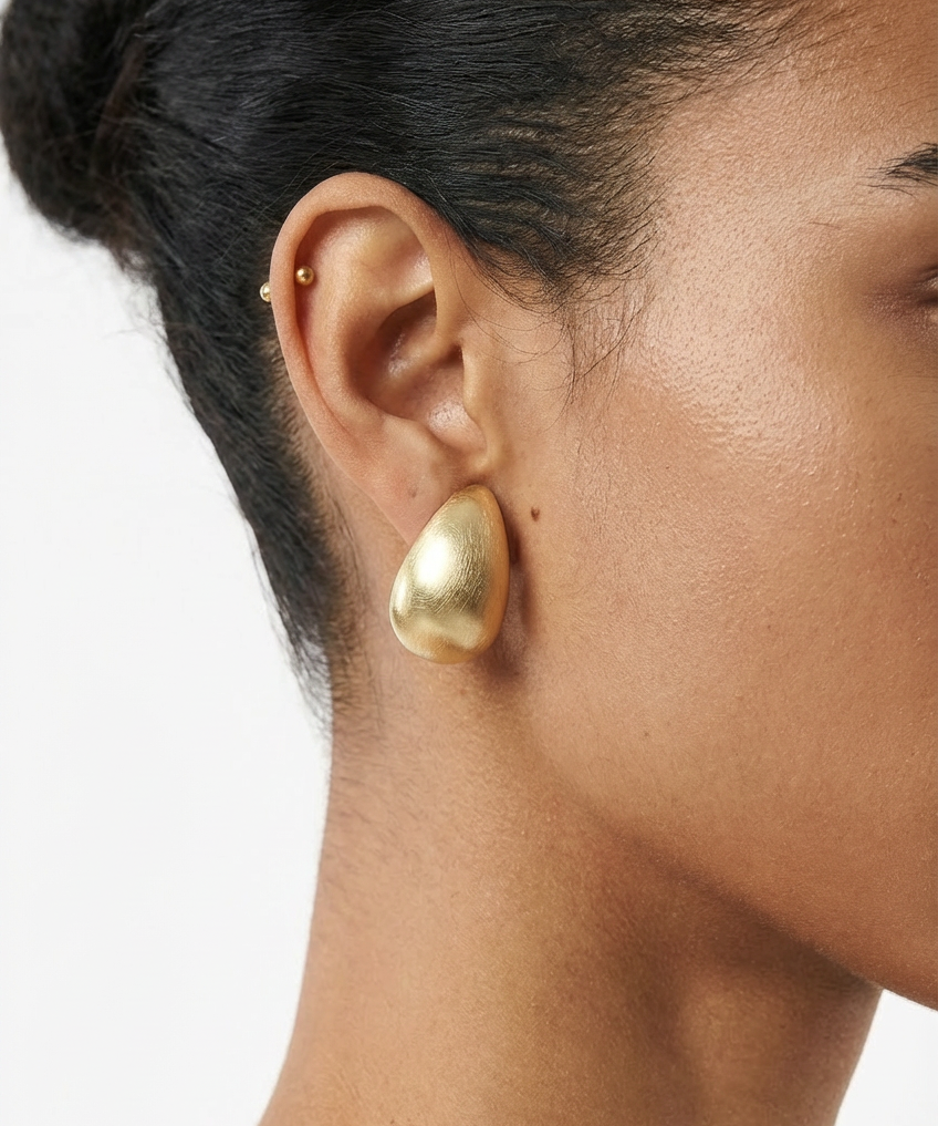 Scratched Bold Earrings