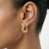 Wavy Satin Earrings